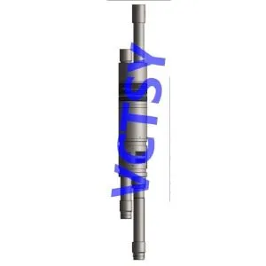 Doub fisèl Downhole Packer